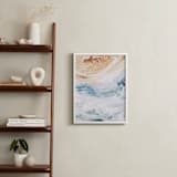 "Sediment No 1" - Art Print in Beige by Kelly Ventura - In a Room