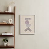 "Tipping Point" - Art Print in Muted Rose by Kara Kosaka - In a Room