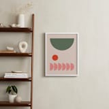 "Valentina" - Art Print in Olive by Alex Roda - In a Room