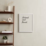 "Beloved" - Art Print in Ivory by Maja Cunningham - In a Room