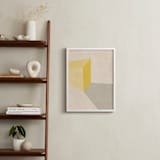 "The light" - Art Print in Yellow by Jennifer Morehead - In a Room
