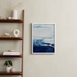 "Ice Out" - Art Print in Ice Blue by Karen Kaul - In a Room
