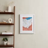 "Ohio in Paint" - Art Print in Ohio Blue by Denise Wong - In a Room