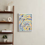 "Sun Drop" - Art Print in Golden Yellow by Holly Royval - In a Room
