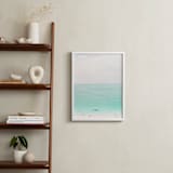 "Island Time" - Art Print in Caribbean Blue by Lindsay Madden - In a Room