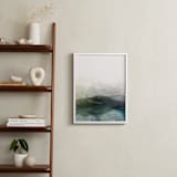 "Finding Balance No.2" - Art Print in Emerald by Karen Kardatzke - In a Room