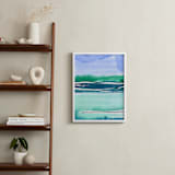 "Out To Sea II" - Art Print in Sea Green by Chelsey Scott - In a Room