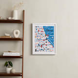"I Love Chicago" - Art Print in Lake by Jordan Sondler - In a Room