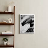 "Hemingway" - Art Print in Midnight Charcoal by Katherine Jury - In a Room