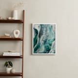 "Flow Through Me" - Art Print in Flow by Debi Perkins - In a Room
