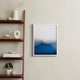 "Mirage" - Art Print in Navy by Karen Kardatzke - In a Room