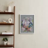 "Softening Ground" - Art Print in Dove Grey by Synnöve Seidman - In a Room