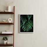 "Layers of green" - Art Print in Deep Green by Bethania Lima - In a Room