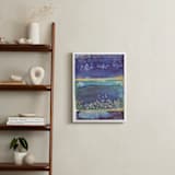 "Intergalactic 1" - Art Print in Moody Blue by Laura Rodil - In a Room