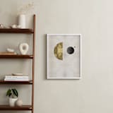 "The Alignment" - Art Print in Vintage Gold by Faiza Khan - In a Room