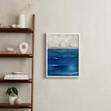 "Rising Tide" - Art Print in Royal Blue by Lindsay Megahed - In a Room