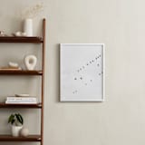 "Birds on a Wire" - Art Print in Black & White by Angela Thompson - In a Room