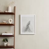"Mt. Winterfell" - Art Print in Mountain Silver by jinseikou - In a Room