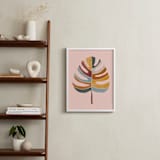 "Chic Monstera" - Art Print in Pink by lulu and isabelle - In a Room