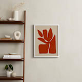 "Sculpt" - Art Print in Scarlet by Beth Vassalo - In a Room