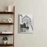 "House: Portrait Orientation Custom Print" - Custom Print in Olive Shadow by Minted - In a Room