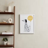 "Dalmatian" - Personalized Art Print in Lemon by Angela Thompson - In a Room