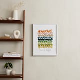 "My heart is full" - Personalized Art Print in Peach by Britt Mills - In a Room