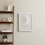"Sweet Dreams Moon" - Personalized Art Print in Moondust by Alexandra Cohn - In a Room