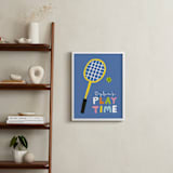 "Play Time" - Personalized Art Print in Denim Blue by Chi Hey Lee - In a Room
