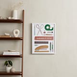 "My Workspace" - Personalized Art Print in Watermelon by Carolyn Kach - In a Room