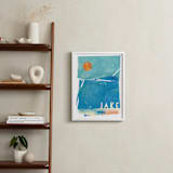 "Night Swim" - Personalized Art Print in Blue by sue prue - In a Room