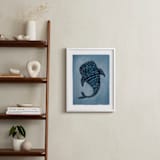 "Deep Down" - Art Print in Ocean Blue by Vera Lim - In a Room