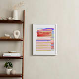 "Peach Party One" - Art Print in Poppy by Katie Craig - In a Room