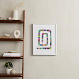 "Sssnake" - Art Print in rainbow by Leanne Friedberg - In a Room
