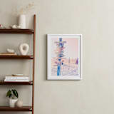 "Summer Getaway" - Art Print in Himalayan Pink Salt by Rega - In a Room