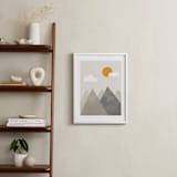 "The Mountains are Calling in the Morning" - Art Print in Mountain by Meghan Hageman - In a Room