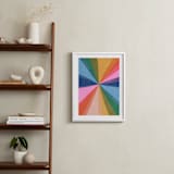 "paper kaleidoscope" - Art Print in Skittles by Carrie Moradi - In a Room