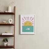 "El Sol" - Art Print in Sunshine by merry mack creative - In a Room
