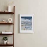 "White Woods" - Art Print in Winter White by Sarah Fitzgerald - In a Room