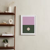 "3 Season Sport | Baseball" - Art Print in Olive by pacifica project - In a Room