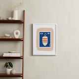"Oh Buoy" - Art Print in Blush by Nadia Hassan - In a Room