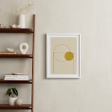 "Basketball" - Art Print in Neutral by Beth Vassalo - In a Room