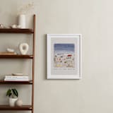 "Day at the Beach" - Art Print in Sand by Britt Mills - In a Room