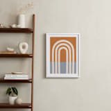 "Retro Vibes" - Art Print in Rust by Iveta Angelova - In a Room