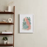 "Princess of the Sea" - Art Print in Salmon by Grae - In a Room