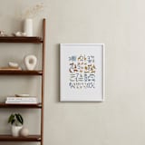 "Wild Numbers" - Art Print in Cotton by Teju Reval - In a Room