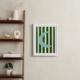 "Day and Night 2" - Art Print in Moon by Inkblot Design - In a Room