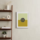 "3 Season Sport | Basketball" - Art Print in Mustard by pacifica project - In a Room