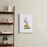 "Safari Stack" - Art Print in Jungle by Hudson meet Rose - In a Room