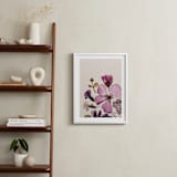 "Forever in Bloom" - Art Print in Pink by Karen Kardatzke - In a Room